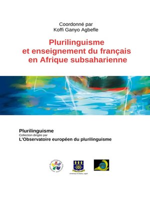 cover image of Plurilinguisme et enseignement du français en Afrique subsaharienne